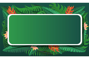 Tropical Exotic Concept Banner