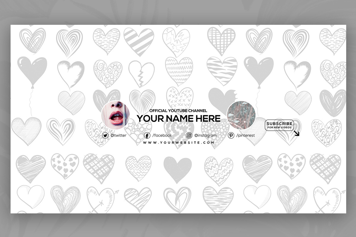 10 Youtube Channel Art Banners vol10, a Social Media Template by RussGFX (Photo 5 of 12)