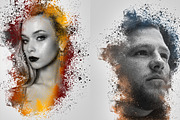 Colored Splash Photoshop Action, an Action Add-On by Grishka89 (Thumbnail 3 of 8)
