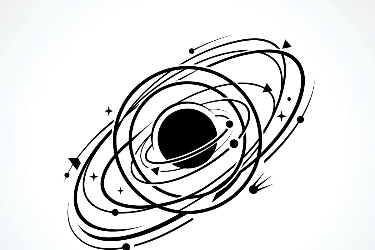 60 Planet Orbit Abstract Silhouette, an Empty State Illustration by Amazin_art (Photo 35 of 35)