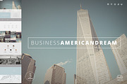 American Dream One Page Template, a Landing Page Template by CapitalTemplate (Thumbnail 1 of 5)