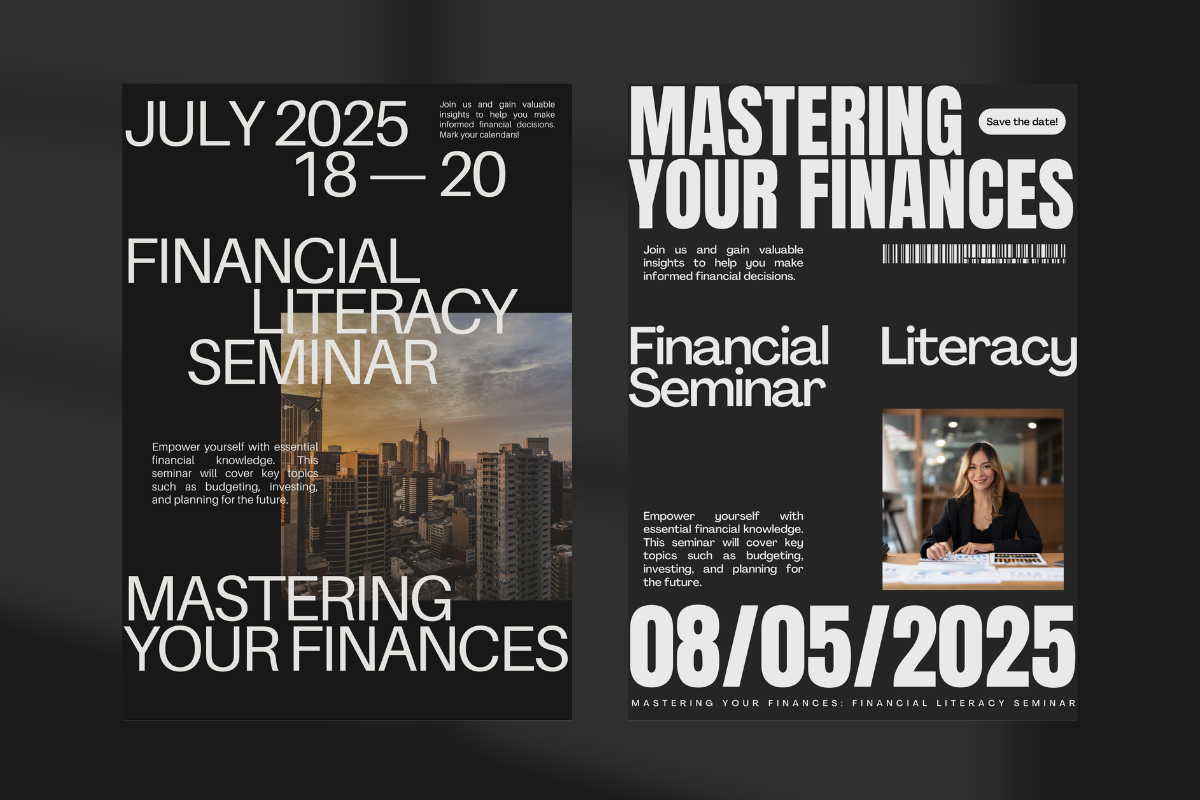 Poster/Flyer Set for Canva Users, a Flyer Template by Make It Yours Lab. (Photo 12 of 17)