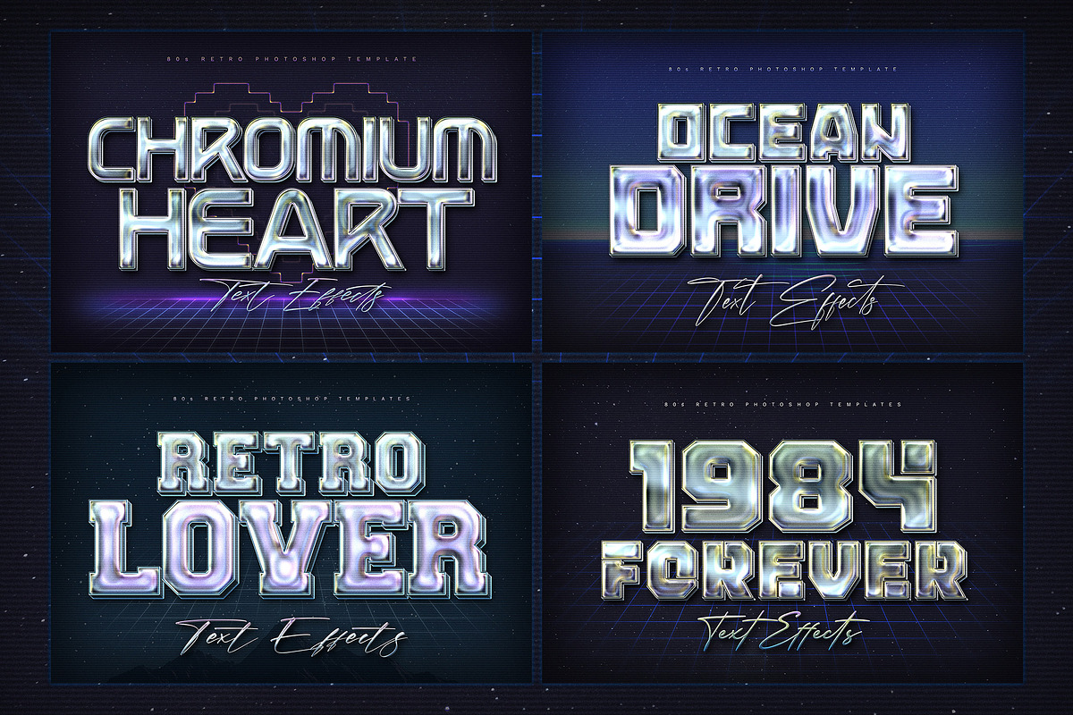 80s Retro Nostalgia Text Effects, a Layer Style Add-On by Andrew Skoch Design (Photo 12 of 14)