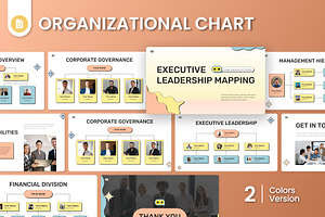 Organizational Chart Google Slides, a Presentation Template by Antstheme