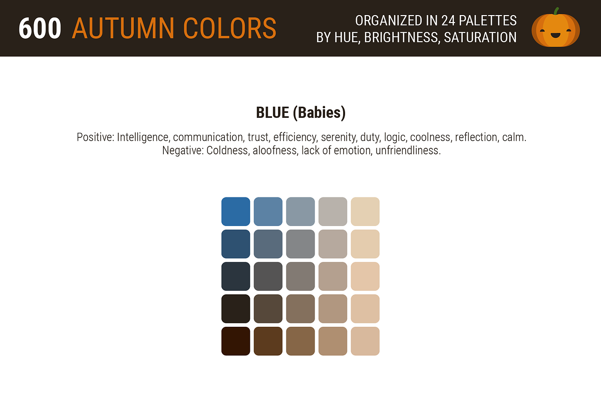 600 Autumn Halloween Color Swatches, a Palette Add-On by ToonPlanet Vector Assets (Photo 11 of 14)