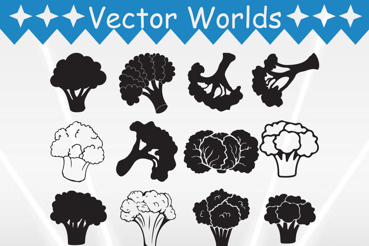 Broccoli Svg, Food, Farm Svg, an Object Graphic by VectorWorlds (Photo 2 of 3)