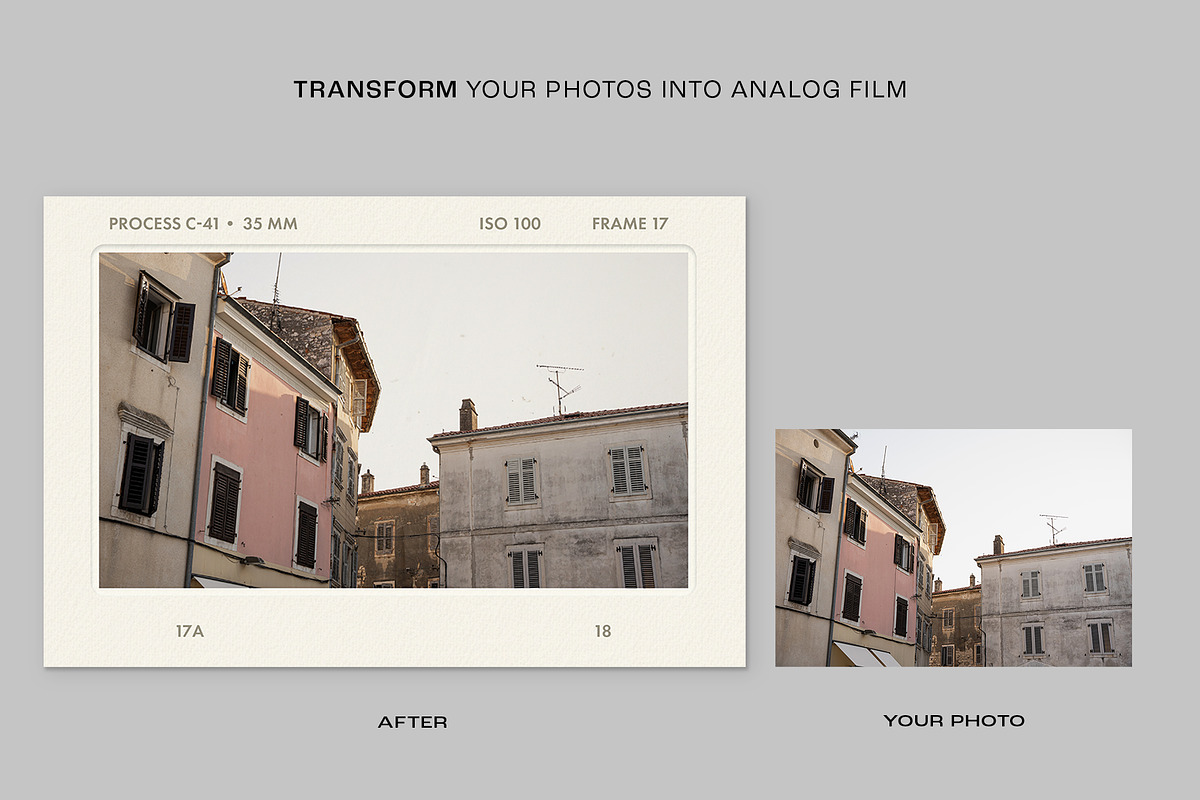 Vintage Film Strip Frame Overlay Tem, a Mockup by DesignerCandies (Photo 11 of 13)