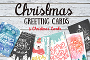 6 Christmas greeting cards set, an Animal Illustration by Graphic Box (Thumbnail 1 of 5)