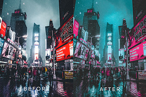 Cyberpunk Futuristic Lightroom