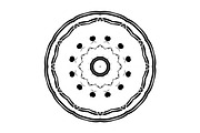 Decorative Mandala Digital Art Pack, a Decorative Illustration by NJ Himel (Thumbnail 97 of 101)