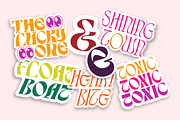 Hypne Pop Display Font, a Serif Font by Sitintahitam (Thumbnail 4 of 10)