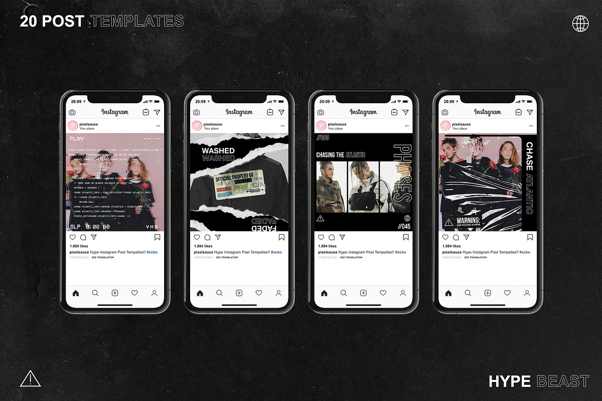 Hype Instagram Story/Post Templates, a Social Media Template by Pixel Sauce™ (Photo 9 of 14)