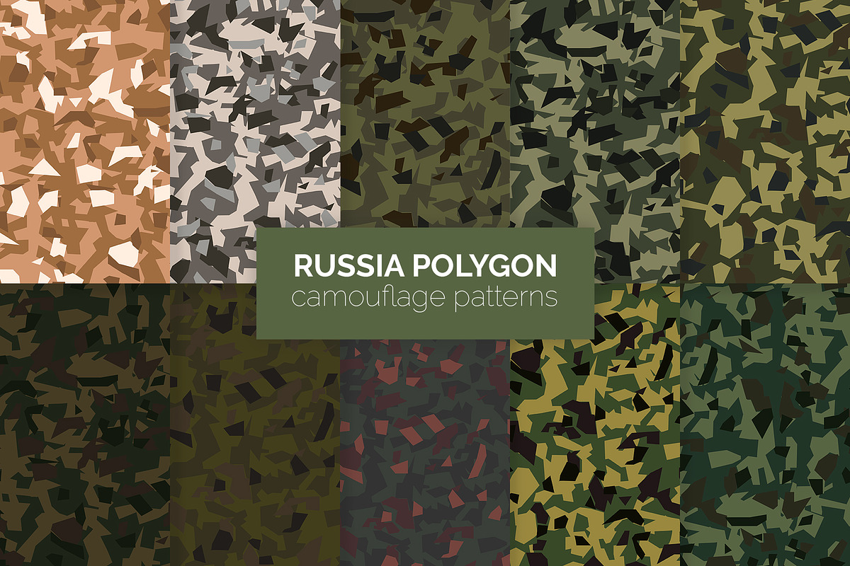 240 Camouflage Patterns Bundle, a Pattern Graphic by 3Y_Design (Photo 14 of 26)
