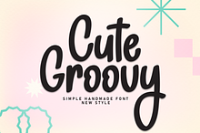 Cute Groovy | Script Font