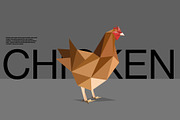 Farm Animals Pack in Low Poly Style, an Illustration by Volkan Aydemir (Thumbnail 6 of 12)
