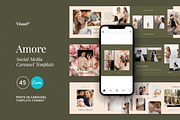 Amore - Wedding Gallery Carousel, a Social Media Template by Visuel Colonie® (Thumbnail 1 of 13)