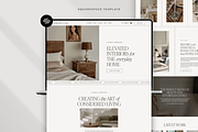 Interior Designer Website Template, a Squarespace Template by Candor Templates (Thumbnail 1 of 21)