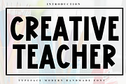 Creative Teacher, a Script Font by InermediaSTUDIO (Thumbnail 1 of 7)