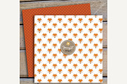 Fox Digital Paper and Clipart, a Pattern Graphic by JennyL Designs (Thumbnail 4 of 4)