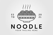 Japanese ramen and noodle logo, a Food Illustration by Rizkaarishandy_shop (Thumbnail 2 of 2)