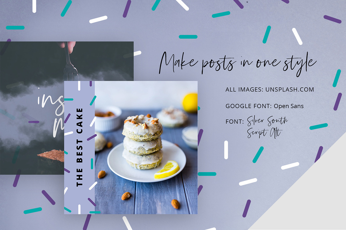 Sweet - social media templates, a Social Media Template by Digital Breath templates (Photo 5 of 5)