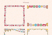 Happy Birthday! Clip Art Set, a Decorative Illustration by Fairy dreams (Thumbnail 6 of 9)