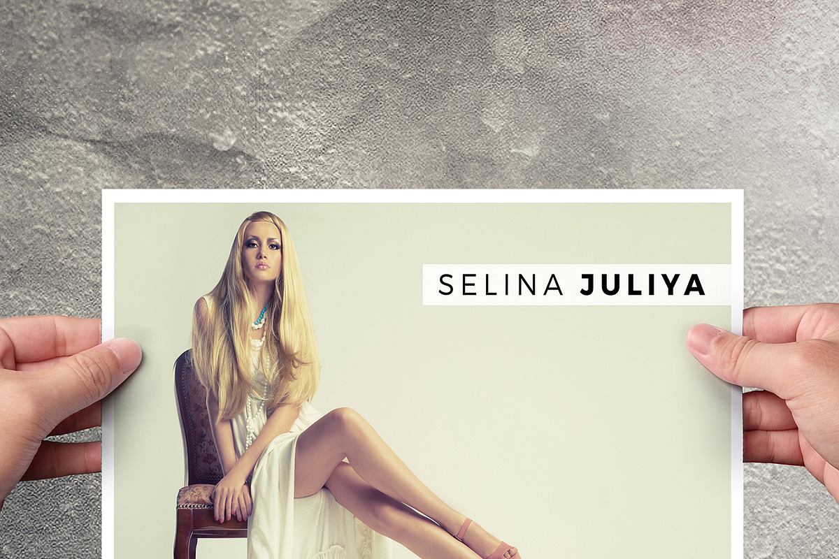 Fashion Model Comp Card, a Card Template by SmmrDesign (Photo 3 of 4)