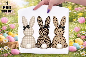 Crochet Latch Hook Leopard Easter Bu, an Illustration by Daily.Designs