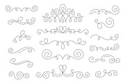 Hand drawn elegant dividers, an Object Graphic by Tiger and Flower (Thumbnail 8 of 16)