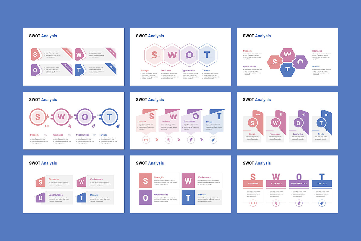 Swot Analysis PowerPoint Template, a Presentation Template by ...