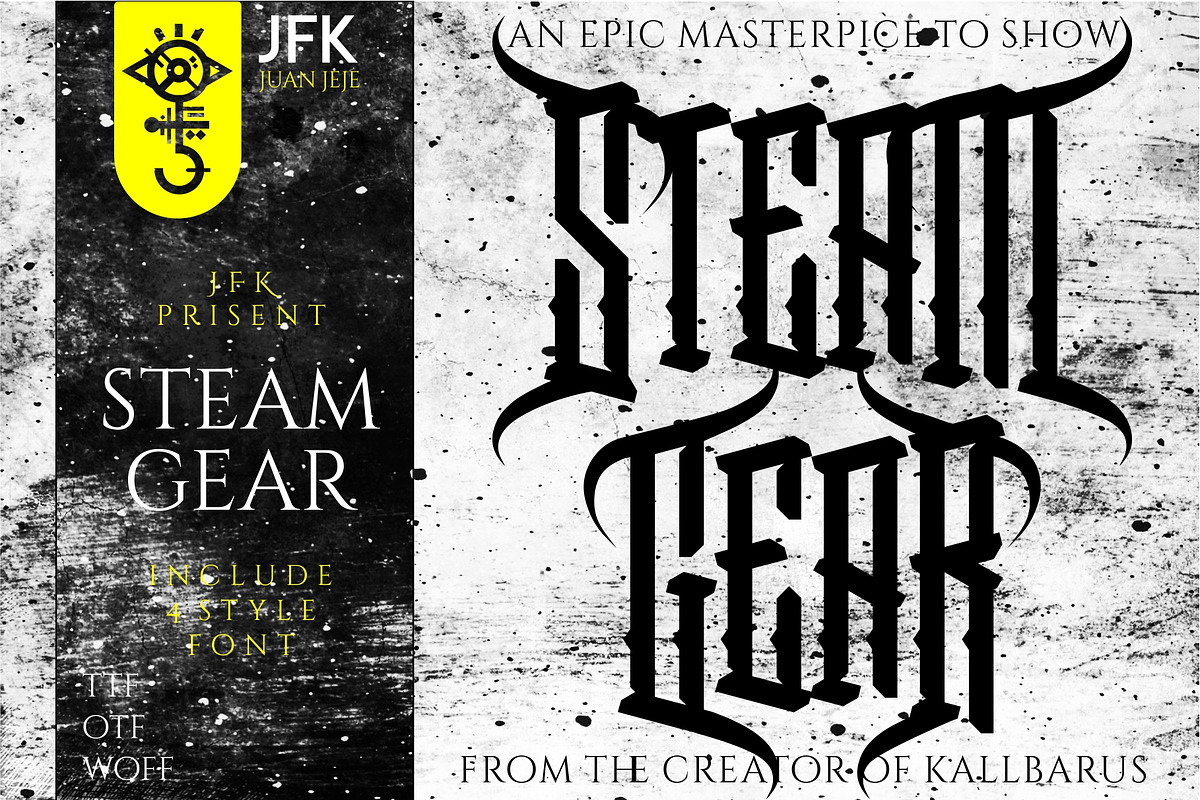 Steam Gear (Duo Font) SS preview 7