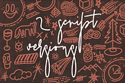 LineStyle Signature with Doodles, a Script Font by Deeezy (Thumbnail 4 of 6)