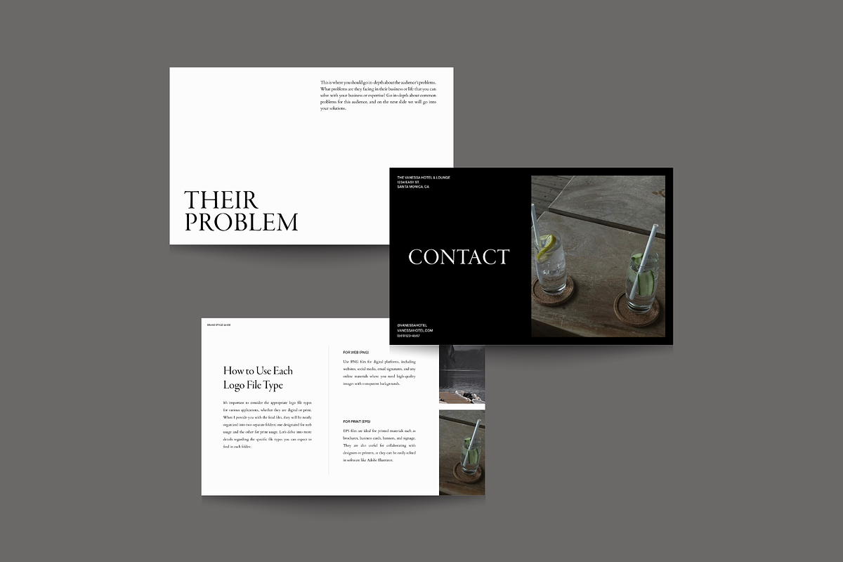 Luxury Brand Guidelines Templates, a Presentation Template by Brand & Bloom (Photo 6 of 10)