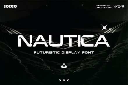 NAUTICA - Futuristic display Font, a Sans Serif Font by Vroz Studio