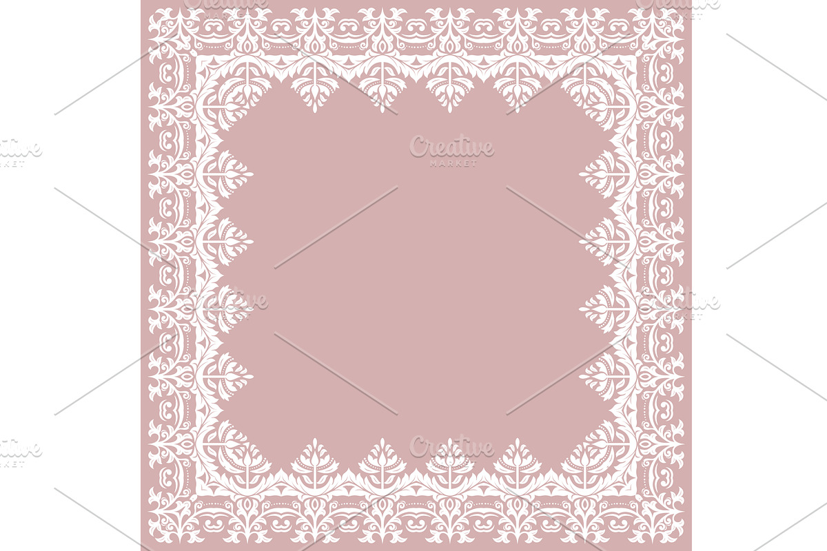 Floral Fine Frame, a Pattern Graphic by FineArtStudio (Photo 1 of 3)