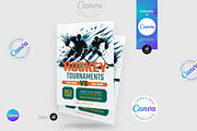 Hockey Tournament Flyer Template, a Flyer Template by Aam360 (Thumbnail 2 of 3)