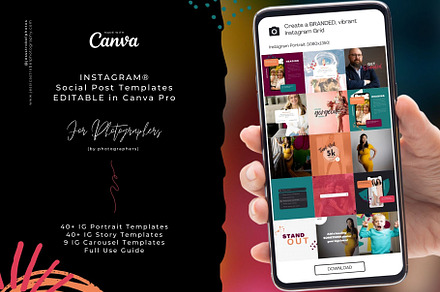 Bright Social Media Canva Templates