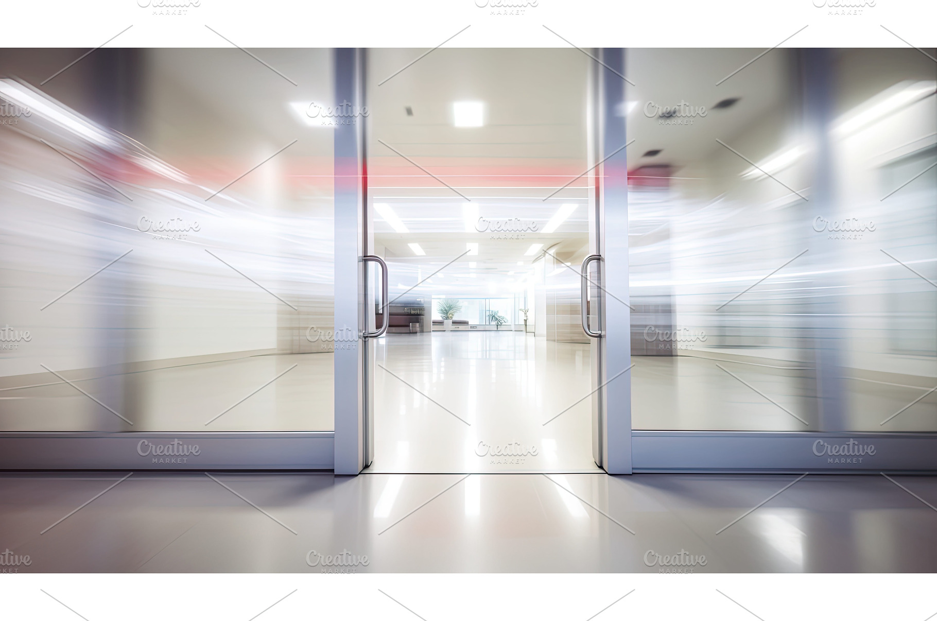 office blurred interior door ai, a Background Photo by pikepicture