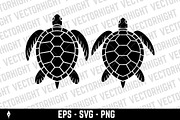 Vector icon of a sea turtle, an Animal Illustration by Vectorhight (Thumbnail 2 of 3)