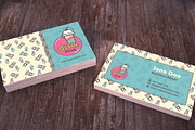 Bubble Drink Business Card vol 1, a Business Card Template by audeemirza (Thumbnail 4 of 4)