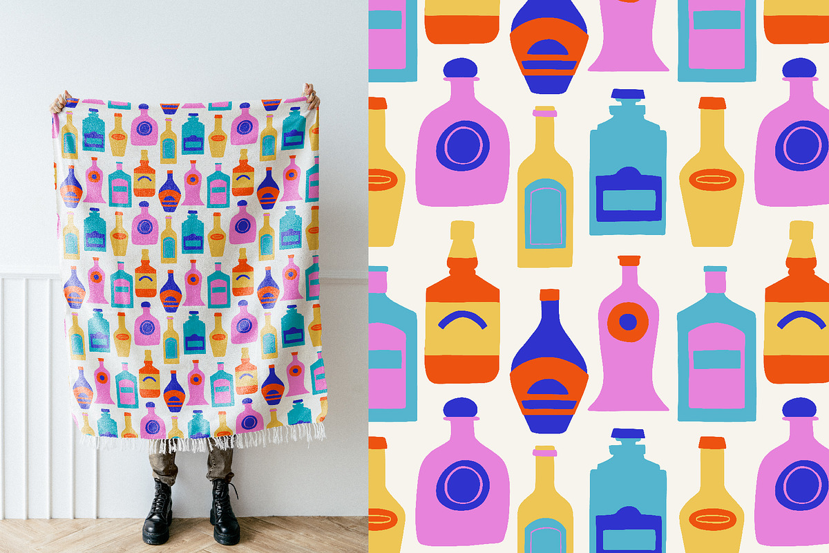 Bar drinks and bottles, a Food Illustration by lexminci (Photo 13 of 17)