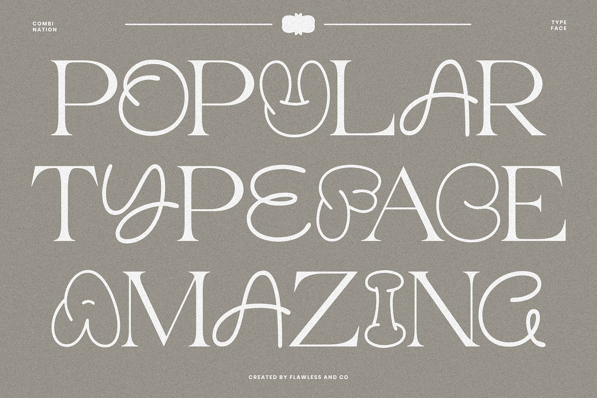 Round Dead - Mix Combination Font, a Serif Font by Flawless And Co (Photo 3 of 10)