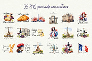 French Vibes Collection, an Object Illustration by Anna Design Studio (Thumbnail 5 of 14)