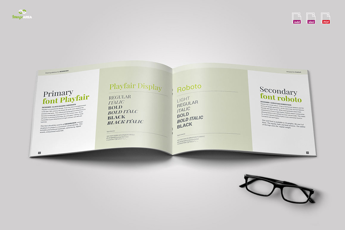 Landscape Brand Book, a Brochure Template by Imagination Area (Photo 4 of 13)