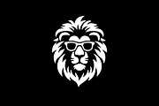 Stylish Hipster Lion Logo Sunglasses, a Branding & Logo Template by Signatoro (Thumbnail 4 of 4)