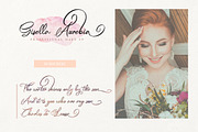 Esmetralda - Handwritten Font, a Script Font by FHFont (Thumbnail 7 of 10)