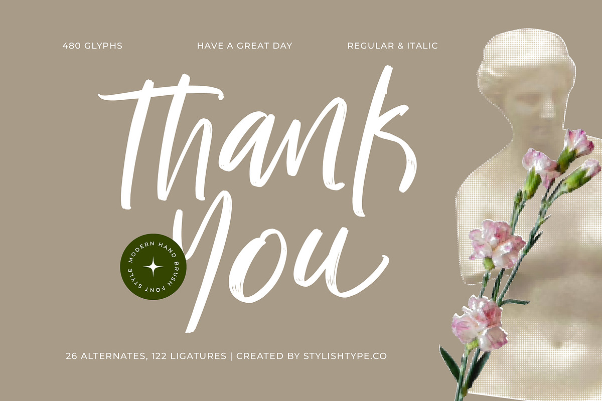 Bestovy Wisher Modern Handbrush Font, a Script Font by stylishtype.co (Photo 15 of 15)