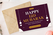 Happy Eid Mubarak Greeting Card, a Card Template by MightyDesign (Thumbnail 2 of 6)
