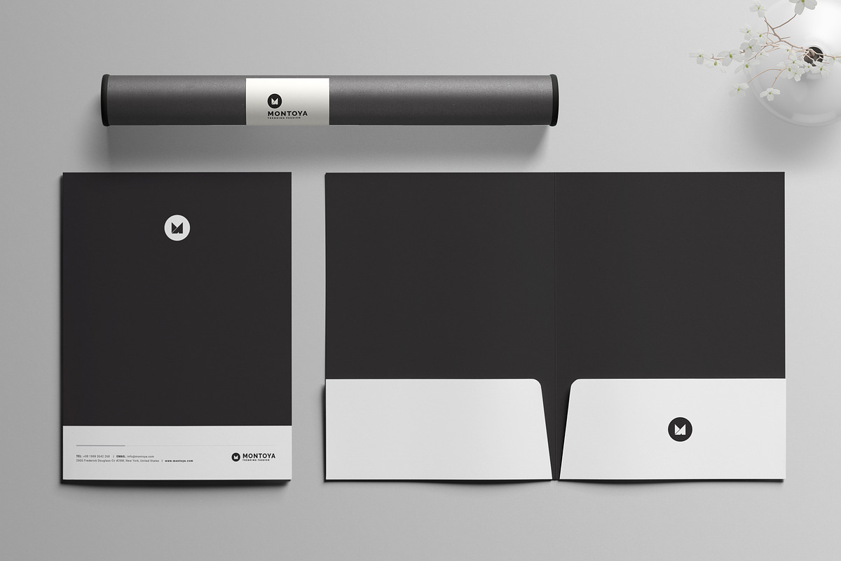 Montoya Corporate Identity, a Stationery Template by ThemeDevisers (Photo 4 of 6)