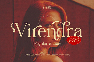 Virendra Pro - Modern Serif Font